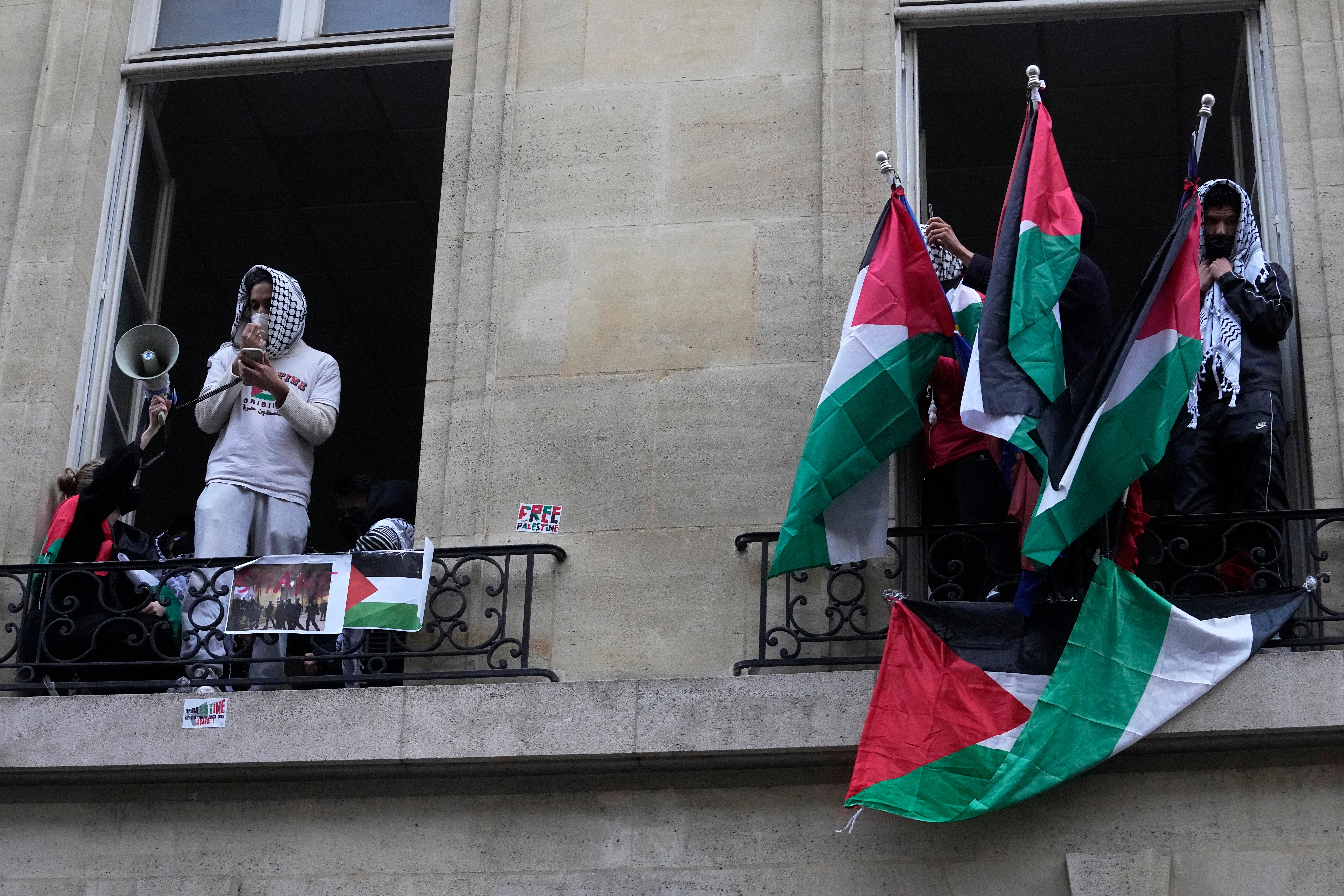 France Israel Palestinians Campus Protests