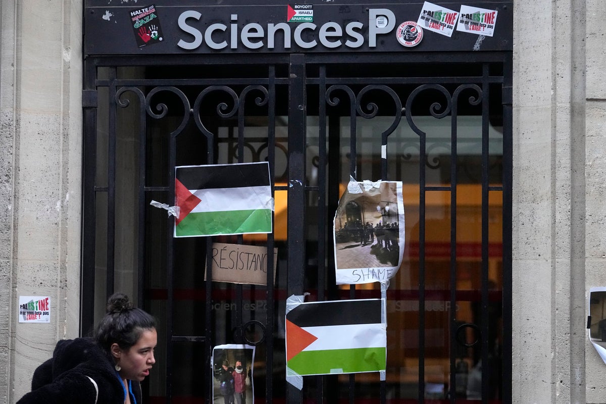 ‘We cannot stay silent’: Students block Paris’ Sciences Po over Israel-Hamas war