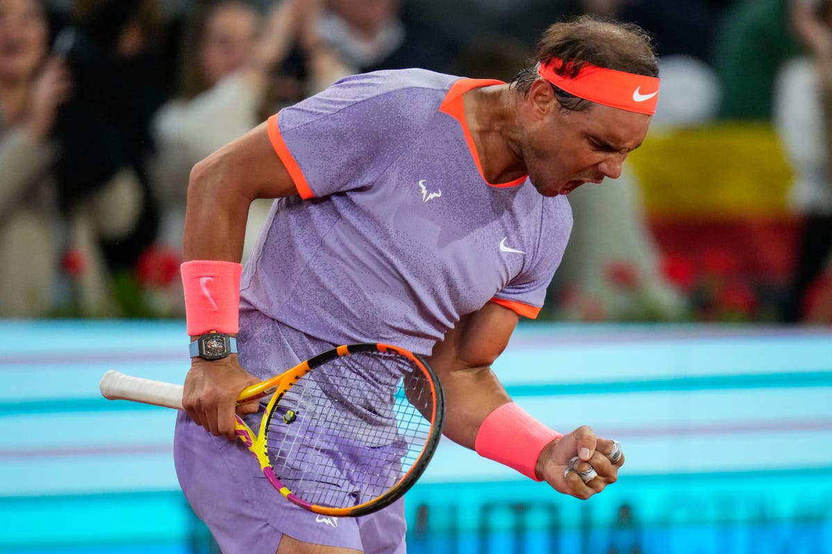 Rafael Nadal sees off Alex De Minaur to reach third round of Madrid Open