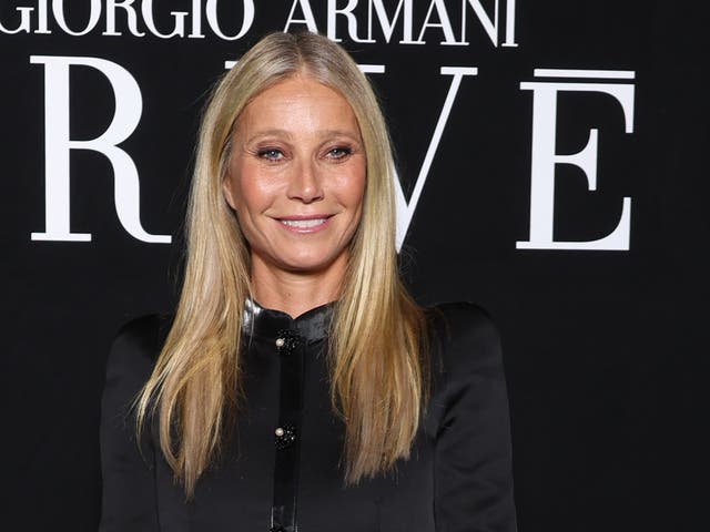 <p>Gwyneth Paltrow attends the Giorgio Armani Priv?? Haute Couture Spring/Summer 2024 show as part of Paris Fashion Week  on January 23, 2024 in Paris, France.</p>