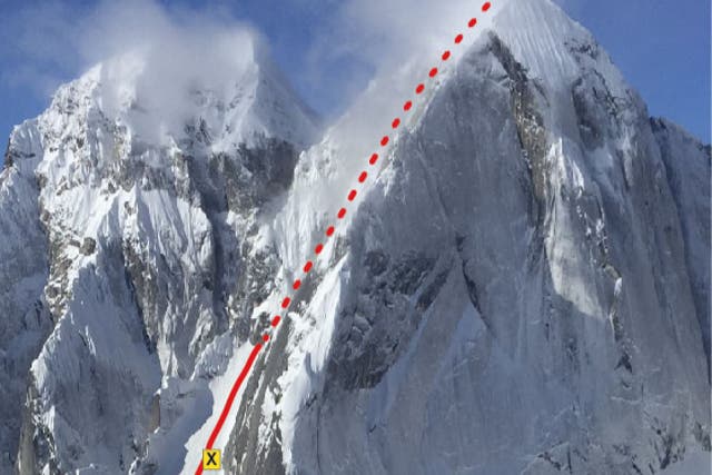 <p>One person is dead and another injured after the two-person team fell approximately 1,000 feet while climbing Mt. Johnson, an 8,400-foot peak located in Denali National Park and Preserve’s Ruth Gorge, on 25 April </p>