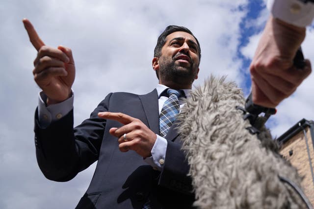 First Minister Humza Yousaf is facing no confidence votes (Andrew Milligan/PA)