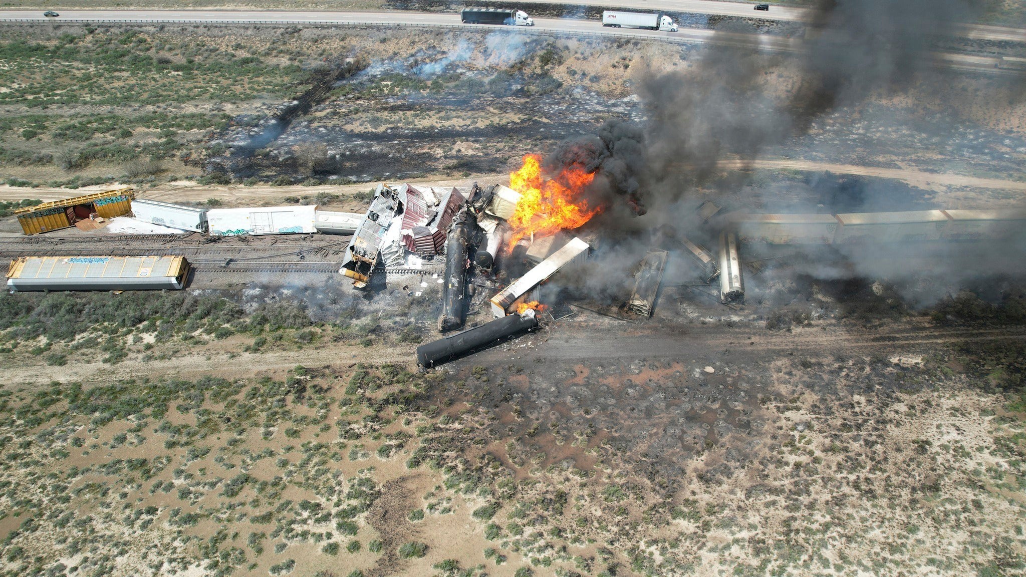 Train Derailment New Mexico