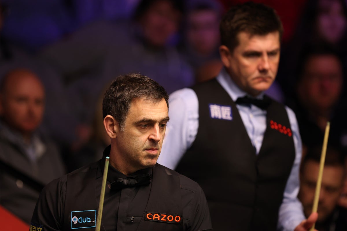 Ronnie O’Sullivan v Ryan Day as it happened: Re-live World Snooker Championship opening session
