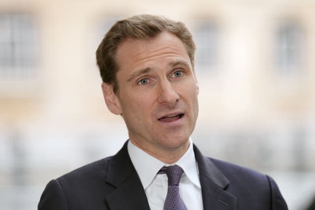 <p>Policing minister Chris Philp rejected Dr Dan Poulter’s assertion that the NHS is not a priority for the Tories (Jonathan Brady/PA)</p>