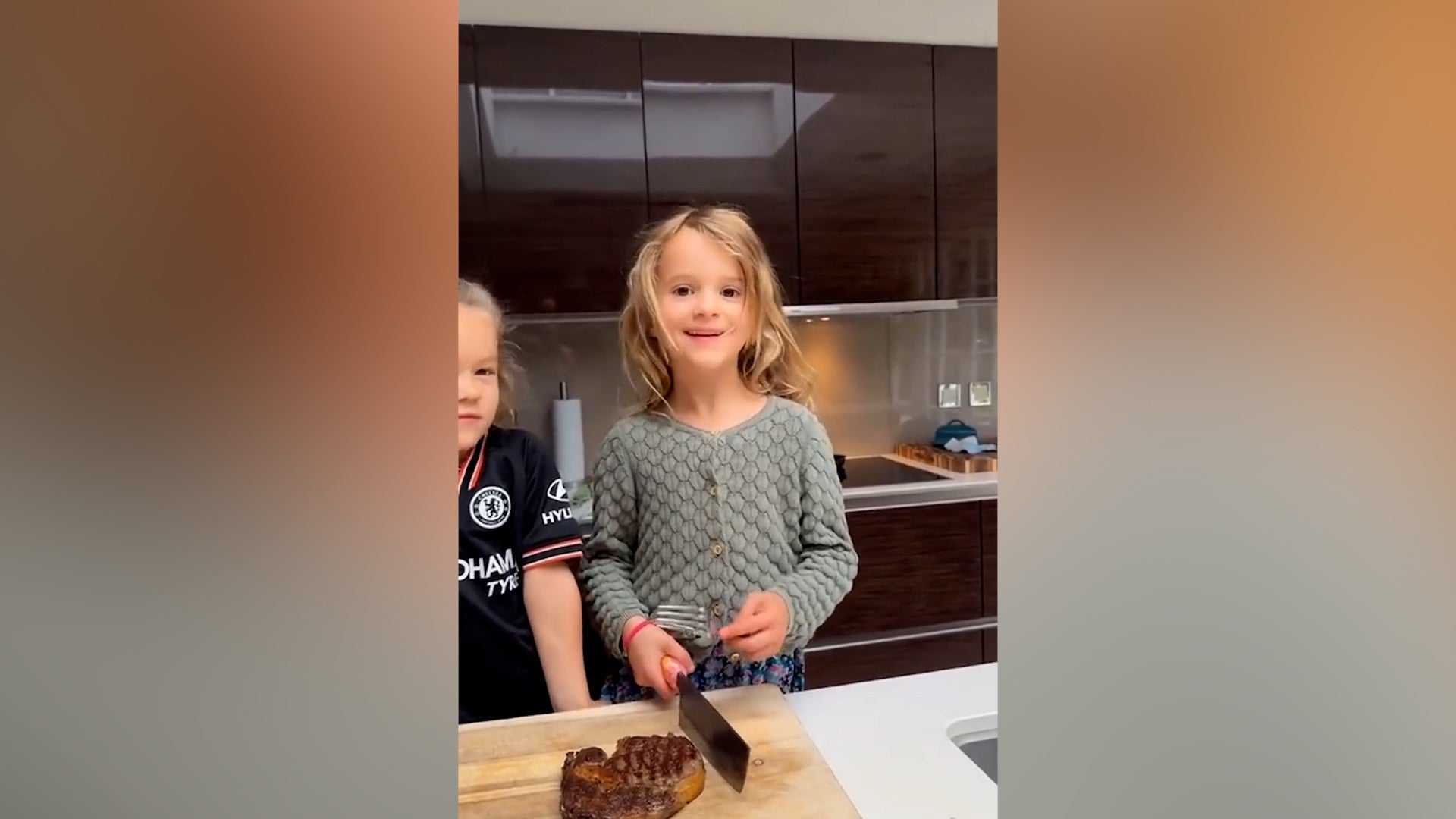 <p>Joe Wicks' five-year-old daughter cooks 'perfect' steak for family</p>