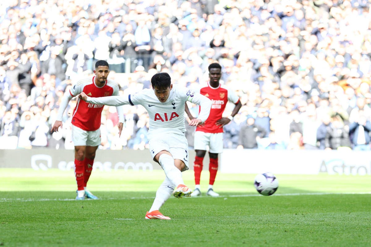 Tottenham gegen Arsenal live: Premier-League-Ergebnis und Endstand nach Son-Elfmeter im späten Drama