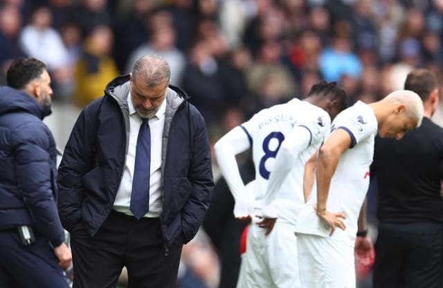 <p>Tottenham fell three goals down by half-time and left it too little, too late </p>