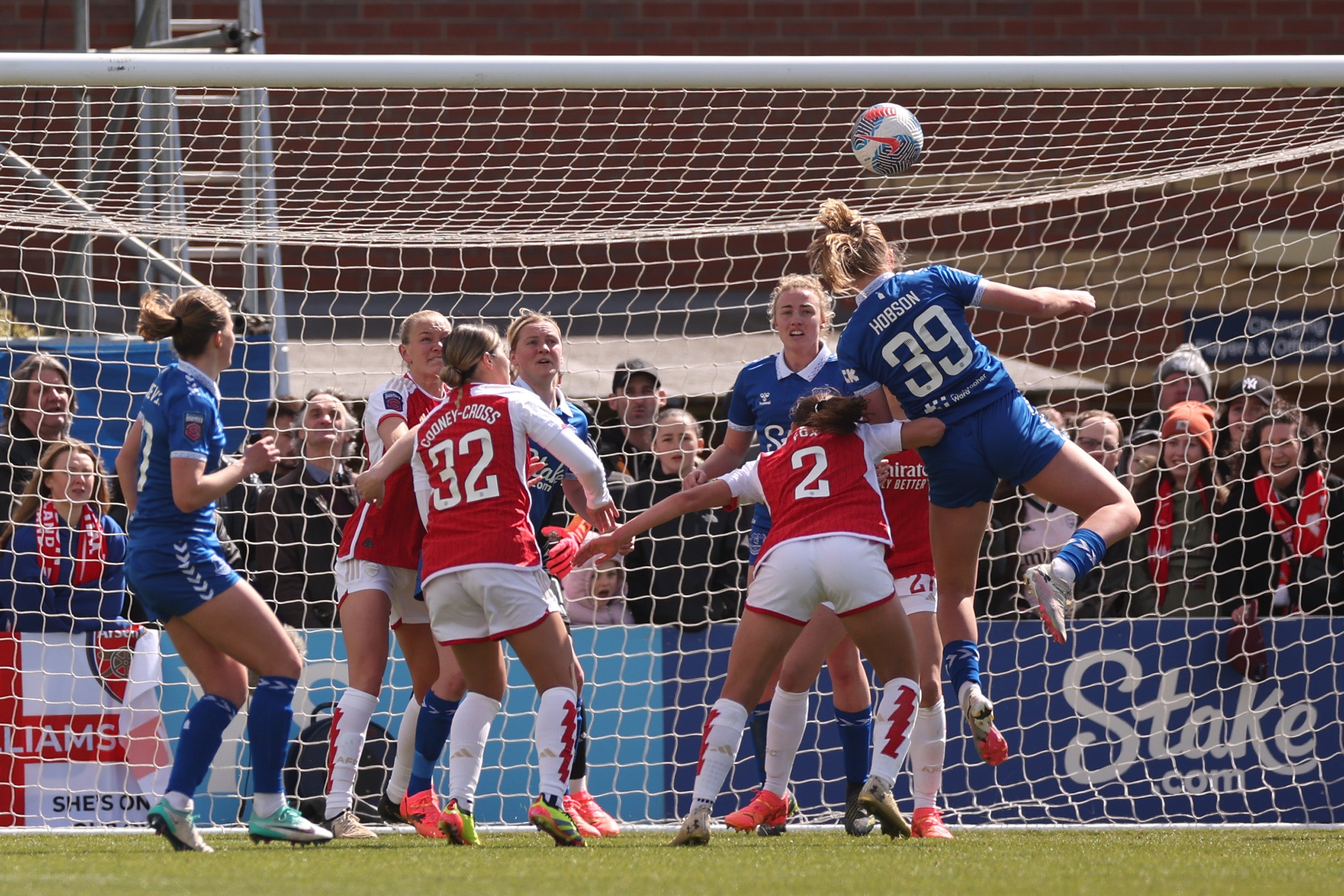 Hobson’s goal was a record in the WSL