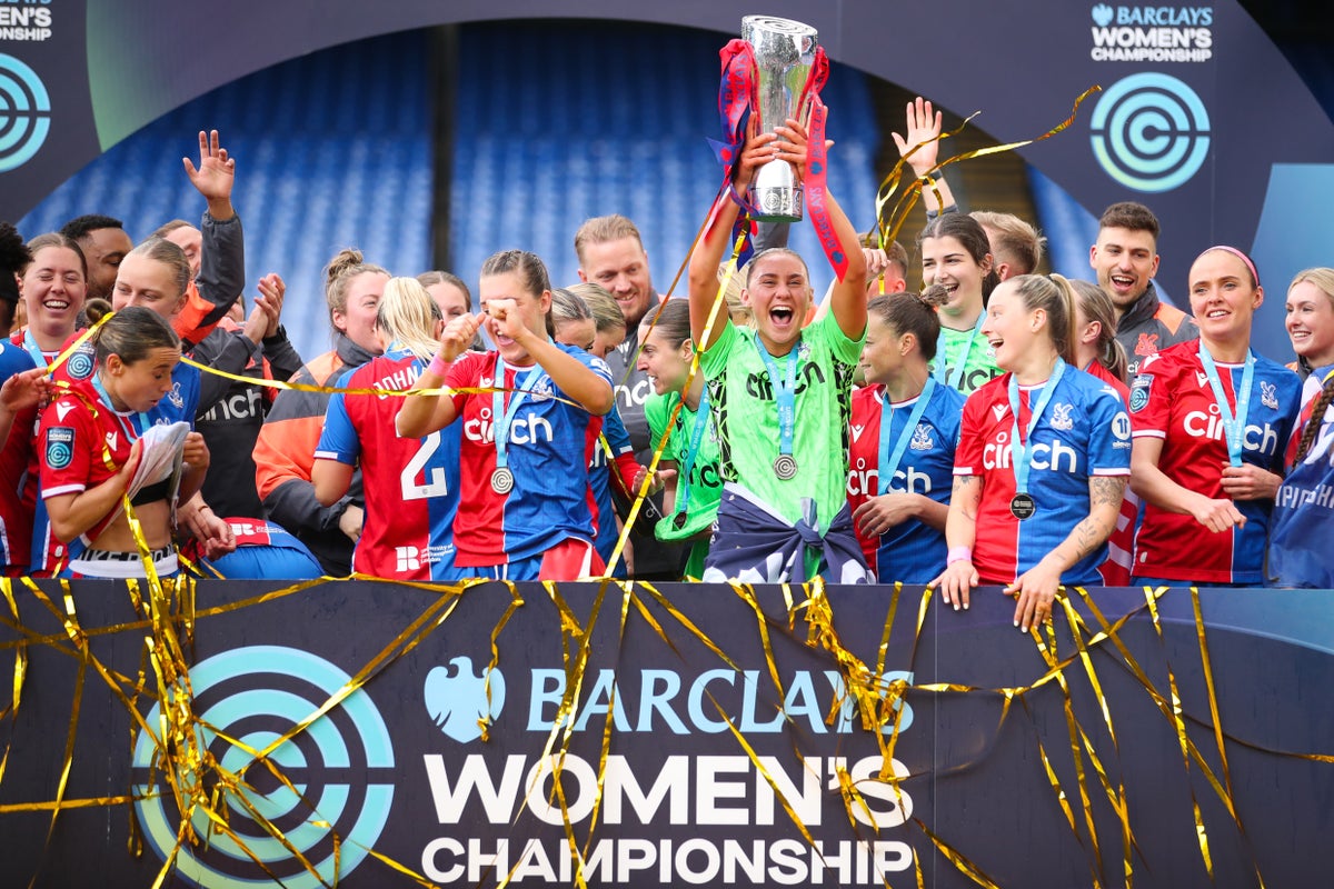 Arsenal’s WSL title hopes ended by record-breaking goal as Crystal Palace secure promotion from Championship