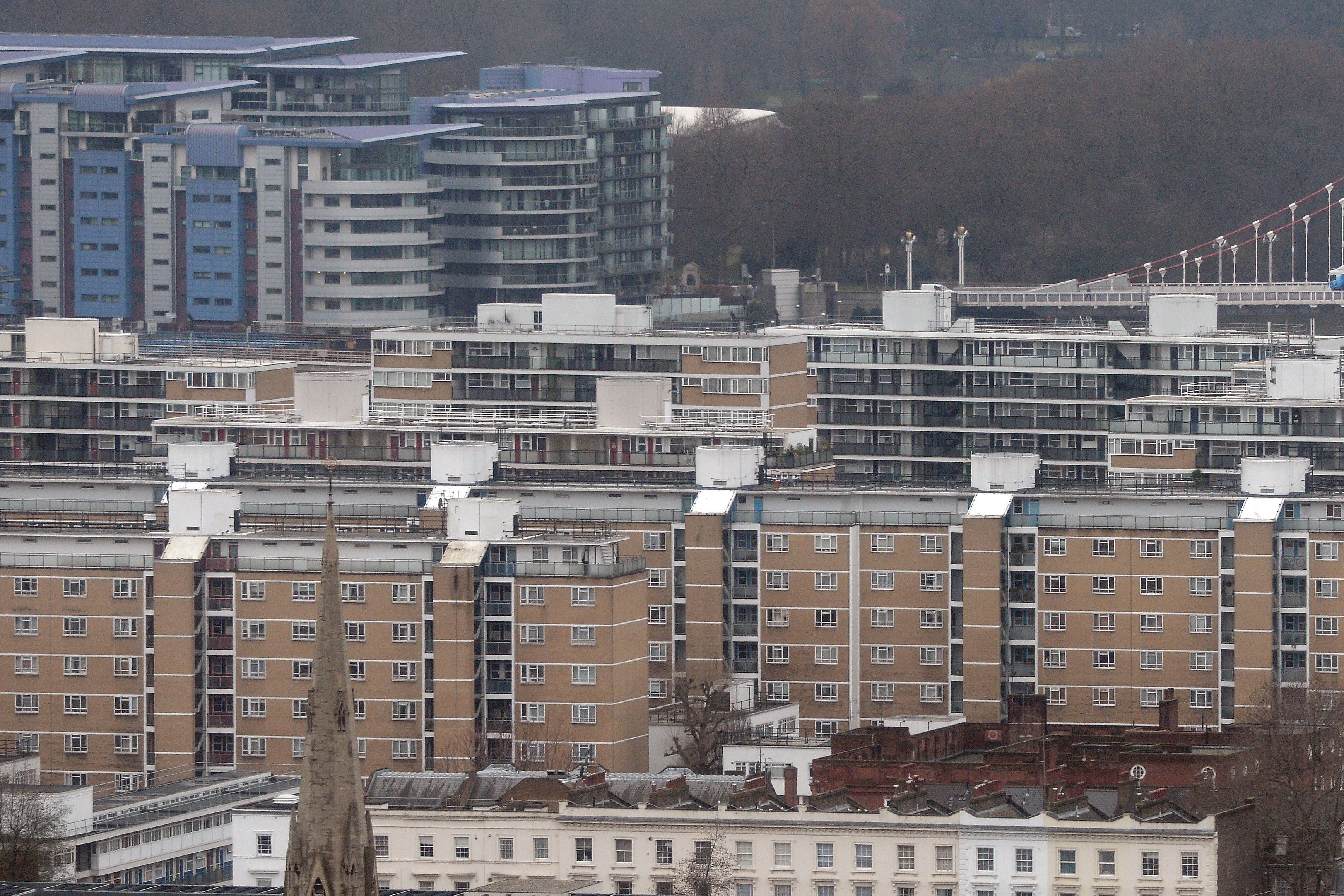 Prices for smaller homes such as flats have been increasing at a faster rate than bigger properties amid affordability constraints, Halifax said (Anthony Devlin/PA)