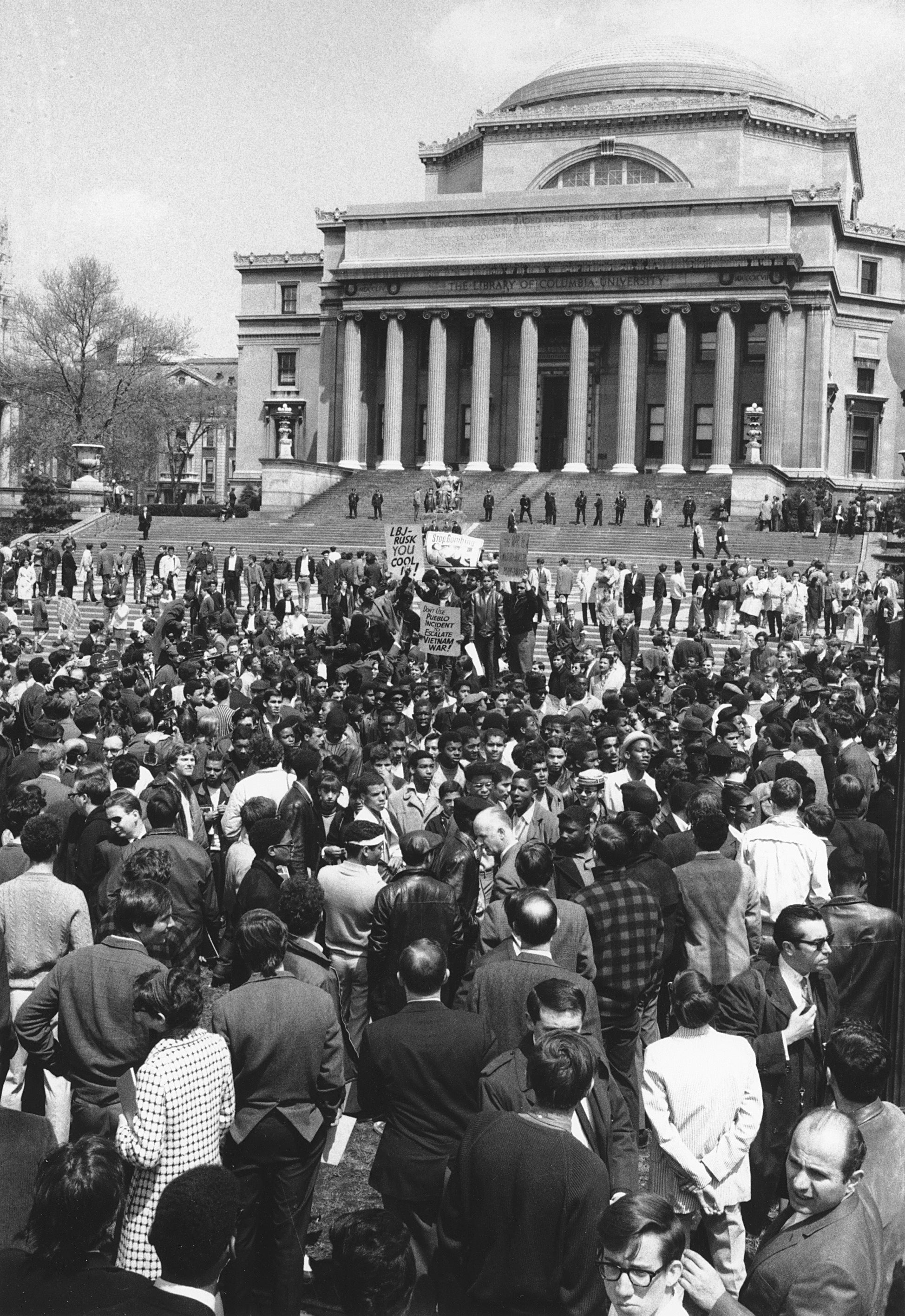 Campus Protests Columbia Echoes of 1968