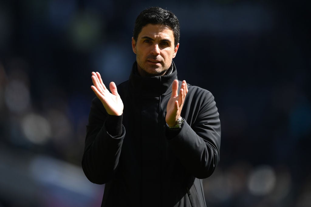 Arteta’s side held on to stay ahead of Man City, who still have a game in hand