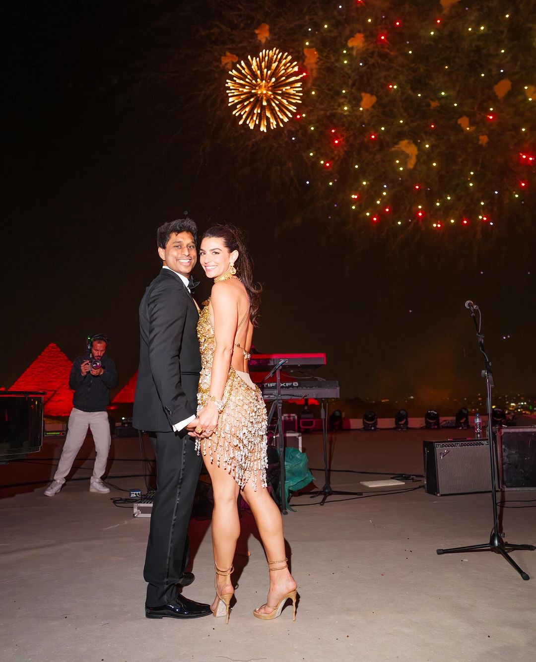 Ankur Jain and Erika Hammond’s wedding celebrations in Egypt