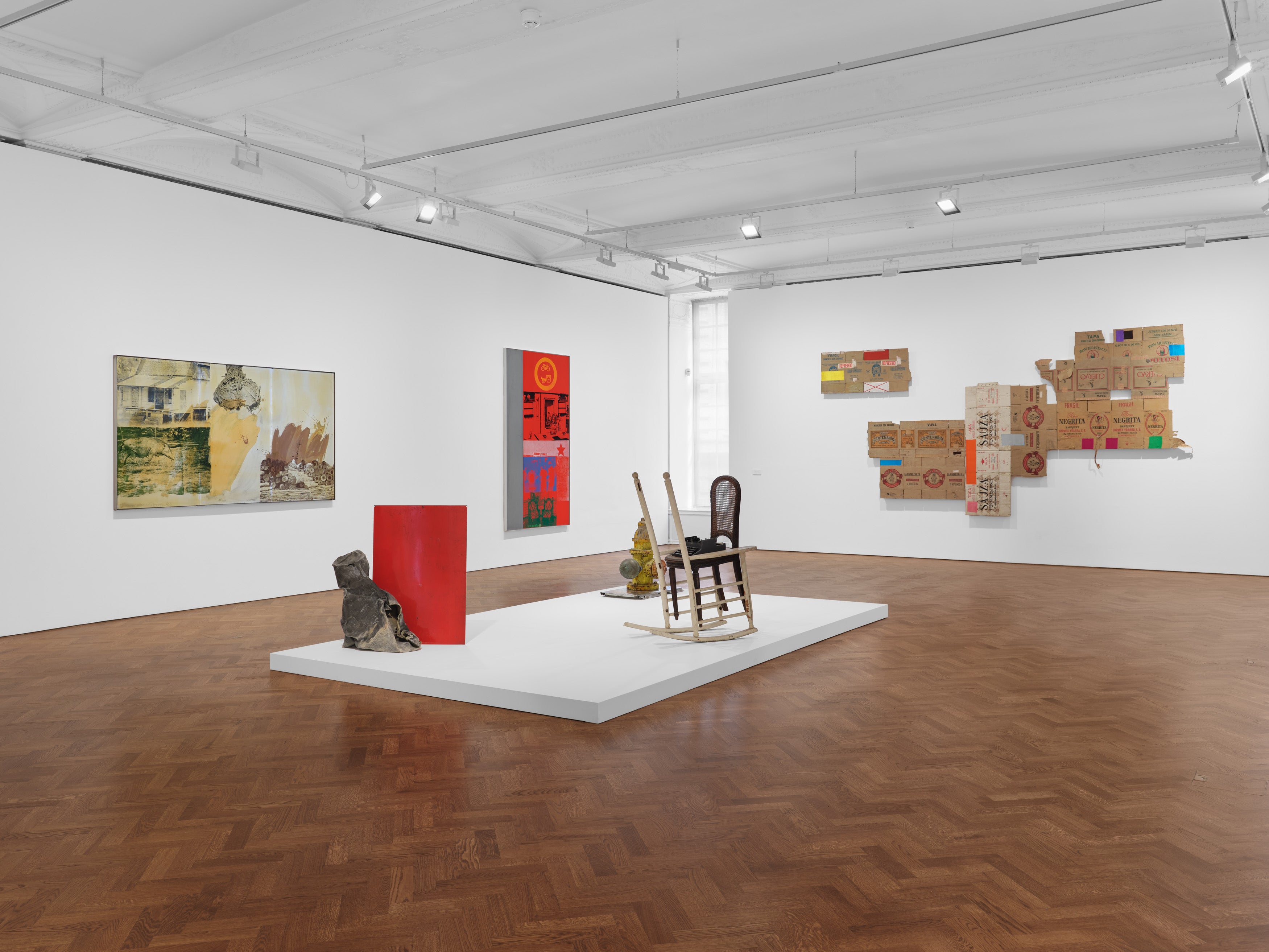 The Roci exhibition covers all seven years of Rauschenberg’s ambitious