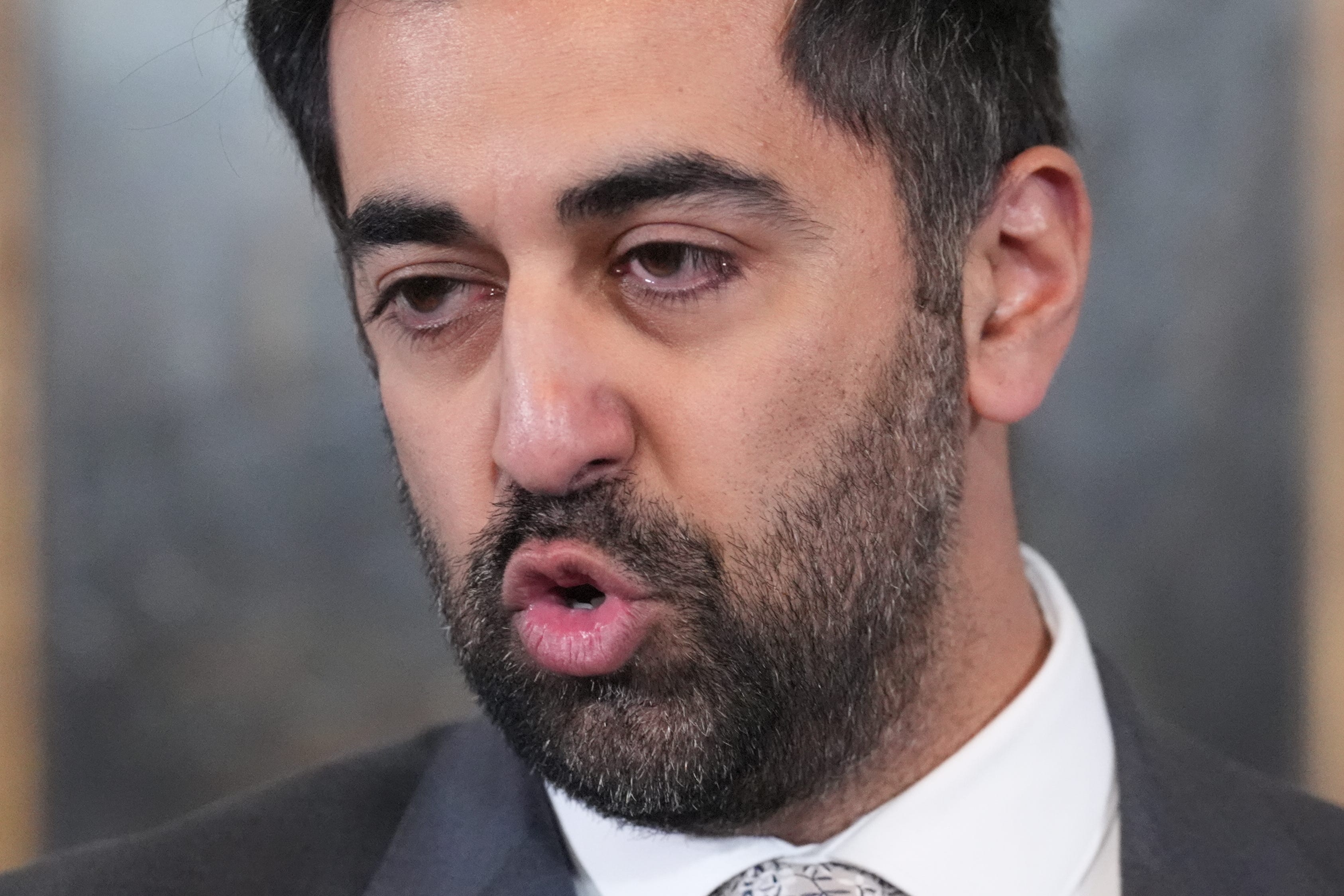 Humza Yousaf has announced he is to step down as First Minister of Scotland (Andrew Milligan/PA)
