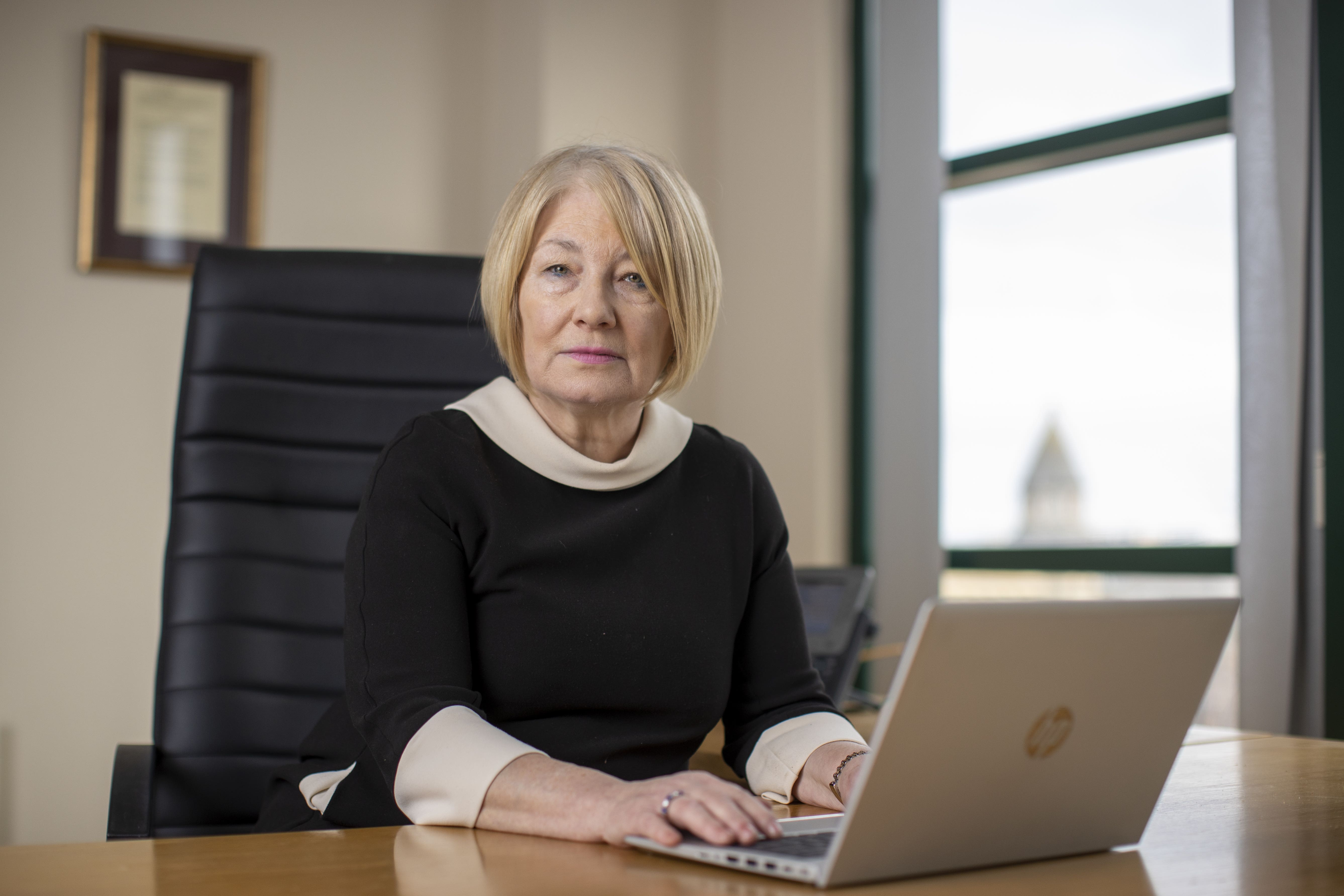 Police ombudsman for Northern Ireland Marie Anderson at her office in Belfast (Liam McBurney/PA)