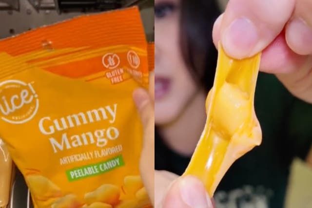<p>Walgreens can’t keep their viral mango peelable gummies in stock </p>