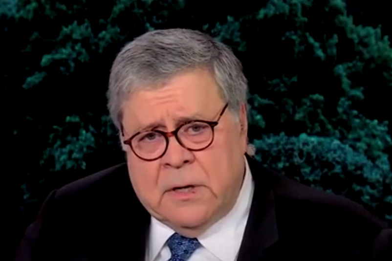 Bill Barr resigned shortly after the Justice Department found no evidence of voter fraud in the 2020 election