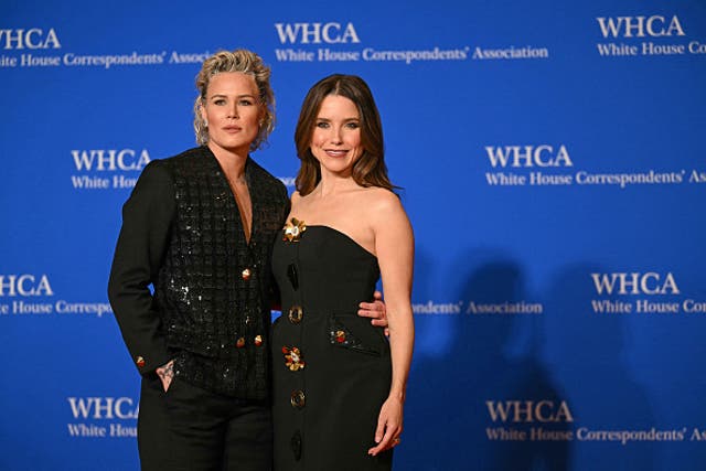 <p>Sophia Bush and Ashlyn Harris make red carpet debut after actress comes out as queer</p>