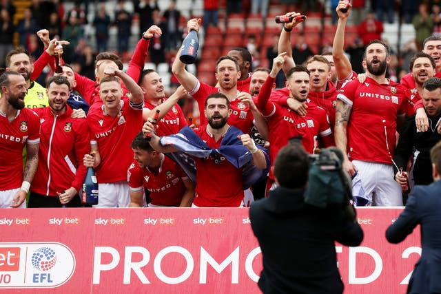<p>Wrexham earned promotion from League Two this season </p>