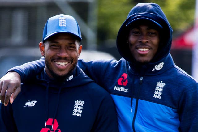 Chris Jordan, left, and Jofra Archer could return to the England squad for the T20 World Cup (Liam McBurney/PA)