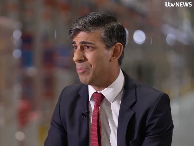 <p>Rishi Sunak told ITV that the UK needed to stop ‘medicalising the everyday challenges and anxieties of life'</p>