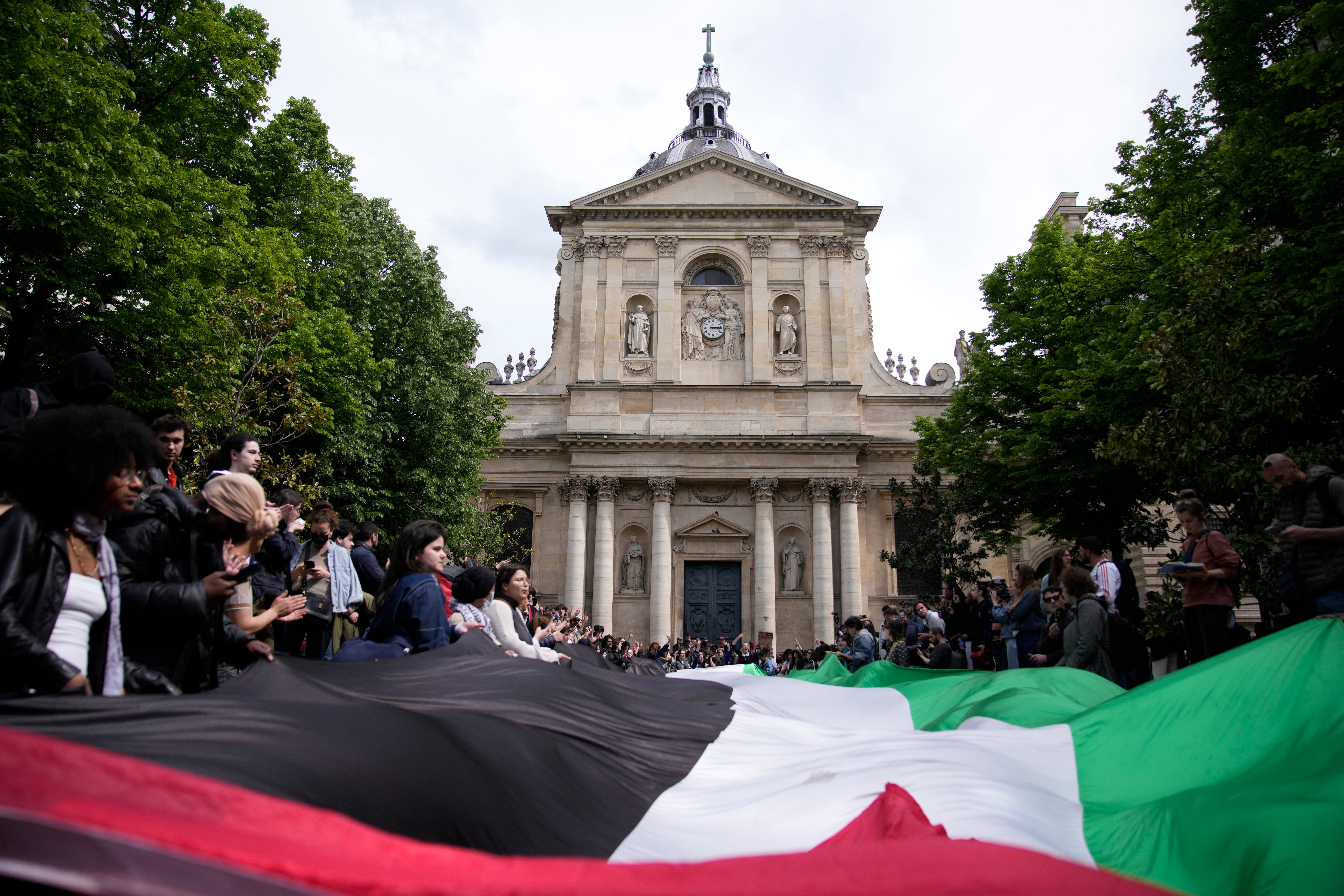 FRANCIA-UNIVERSIDADES-PROTESTAS-GAZA