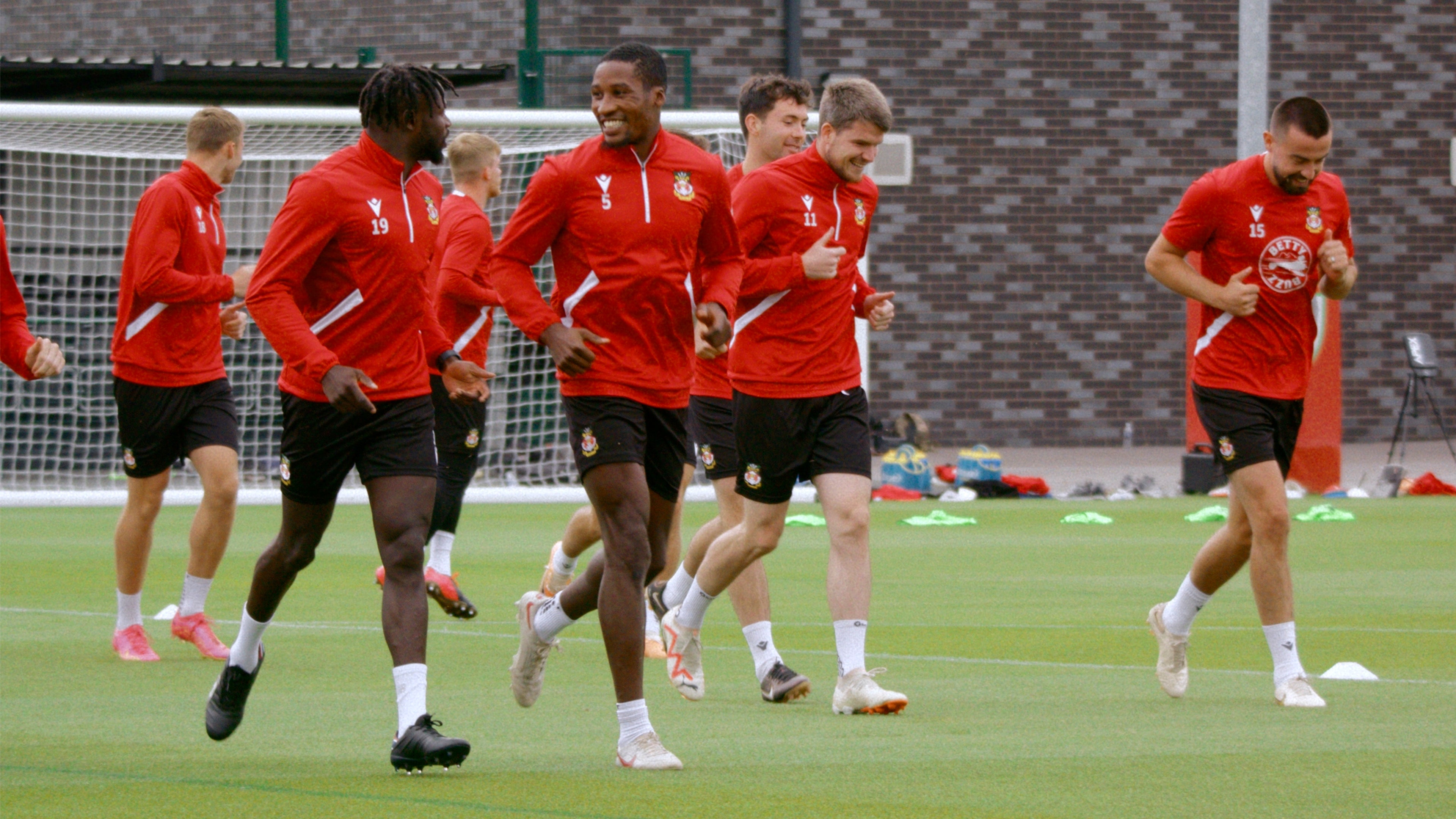 Wrexham AFC players seen in ‘Welcome to Wrexham’