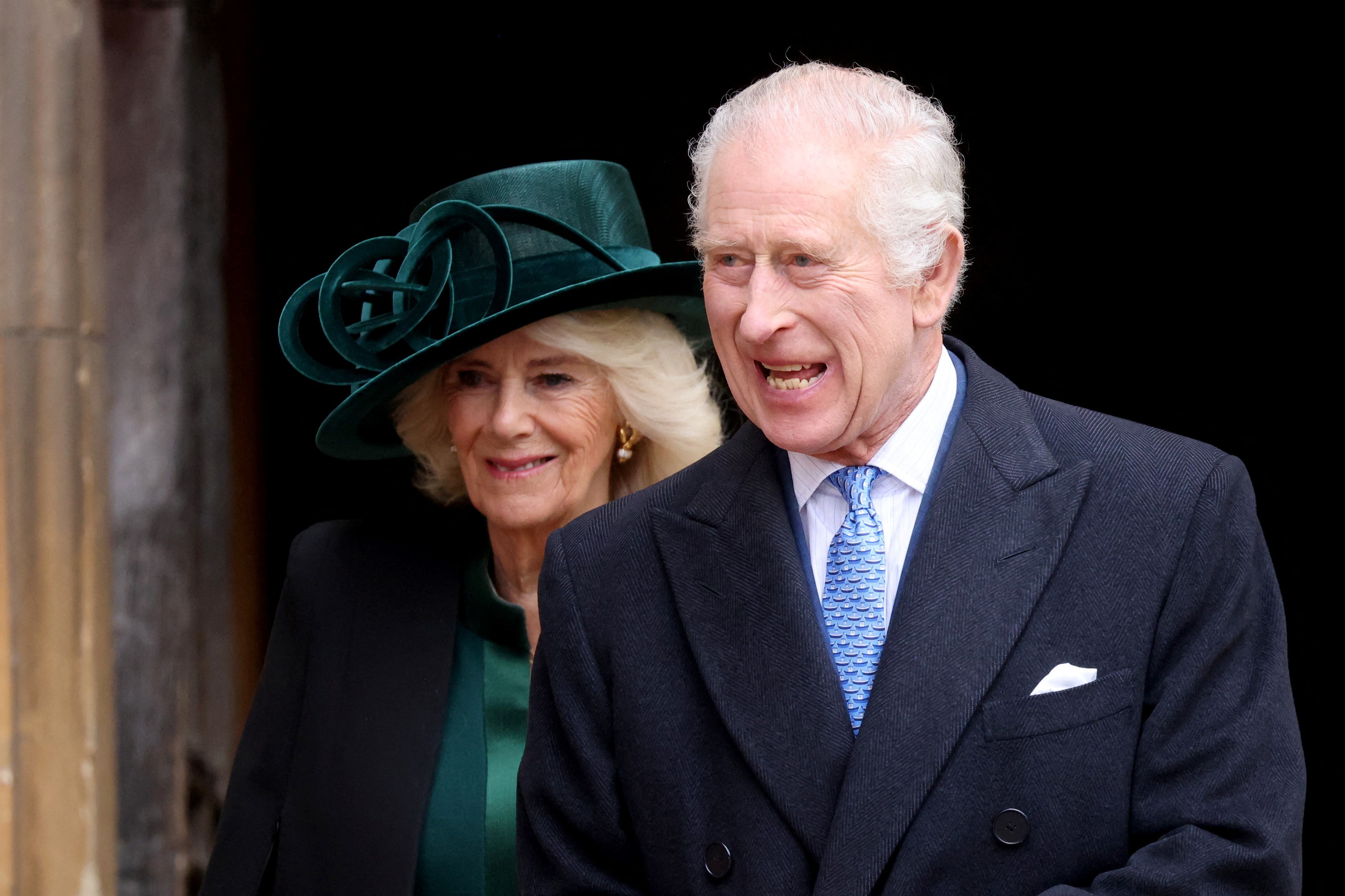 The King and Queen (Hollie Adams/PA)