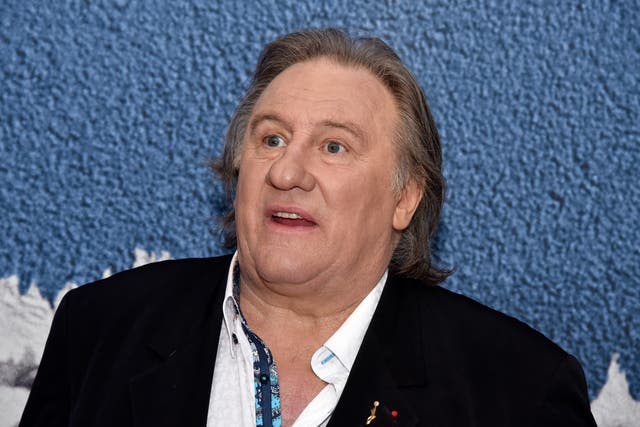 <p>Actor Gerard Depardieu attends “Tour de France” Photocall during The 69th Annual Cannes Film Festival at the Palais des Festivals in 2016</p>