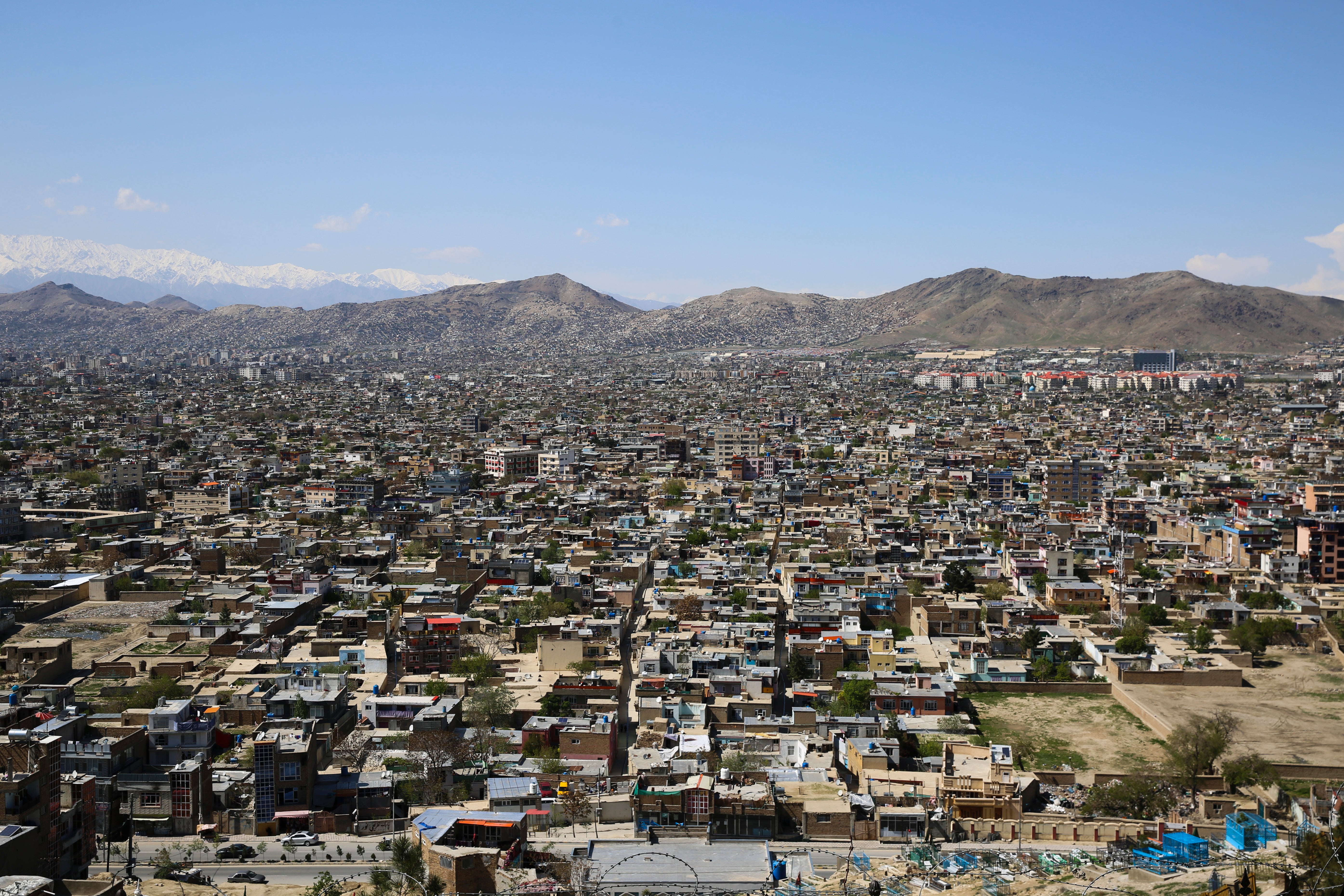 A general view of Kabul, Afghanistan, on Tuesday, April 23, 2024