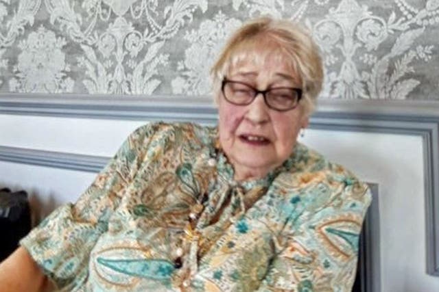 Joy Middleditch, 82, who died in hospital after she was found lying on the floor of her bungalow in Pakefield, Suffolk (Suffolk Police/ PA)