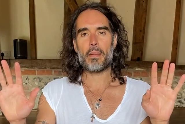 <p>Russell Brand calls baptism an ‘intimate experience’.</p>