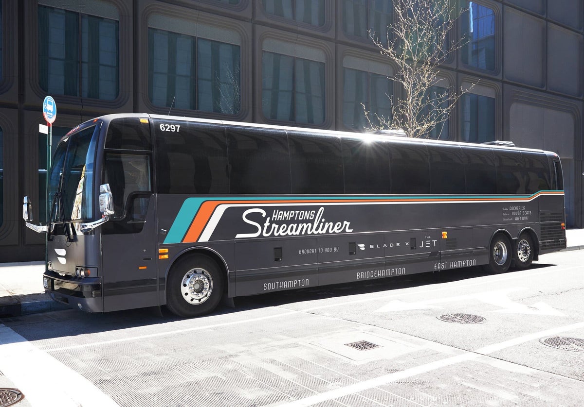 Blade launches luxury shuttle bus to the Hamptons for summer – but a single seat could set you back $275