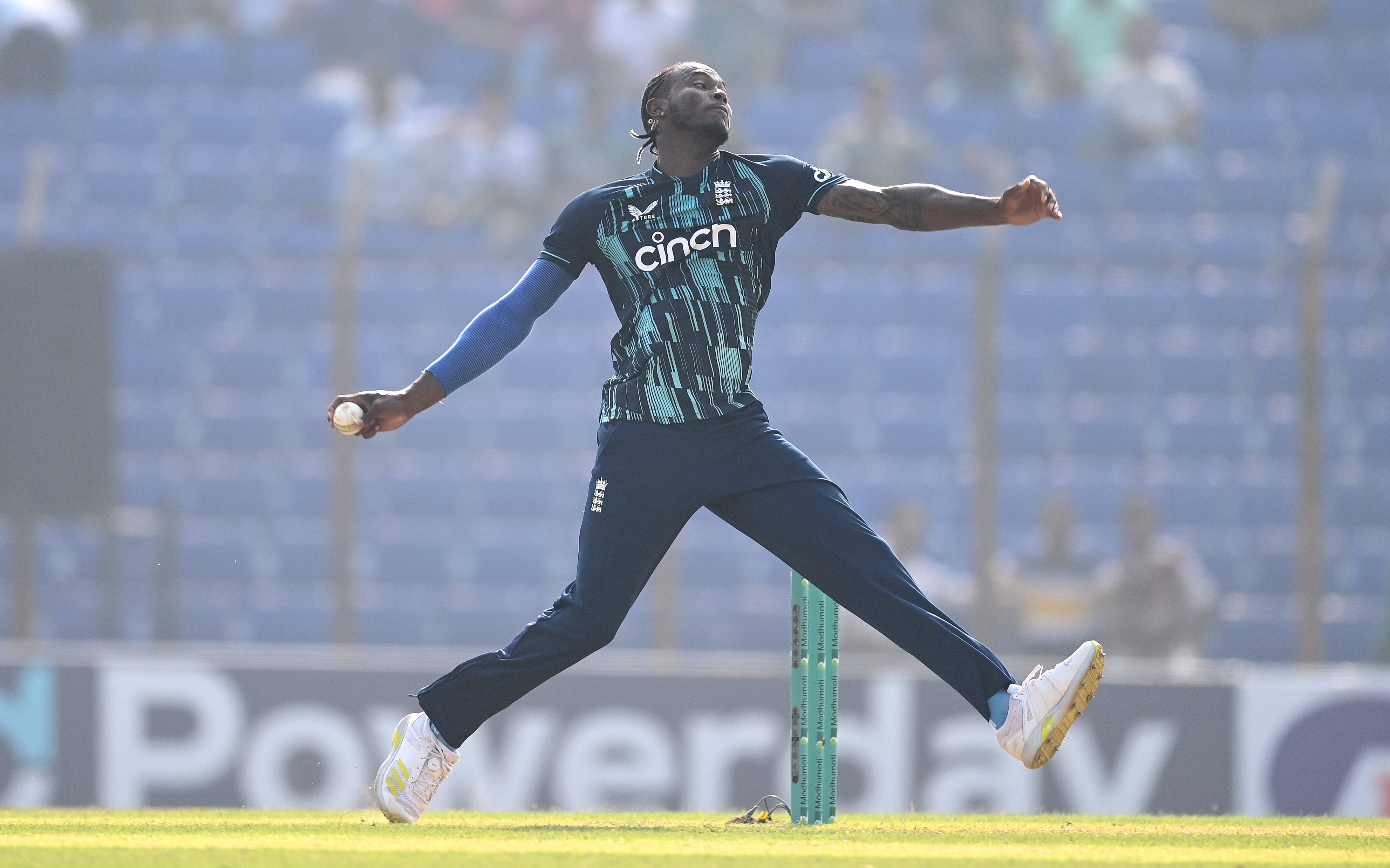 Jofra Archer is a bowler capable of reaching speeds over 93mph