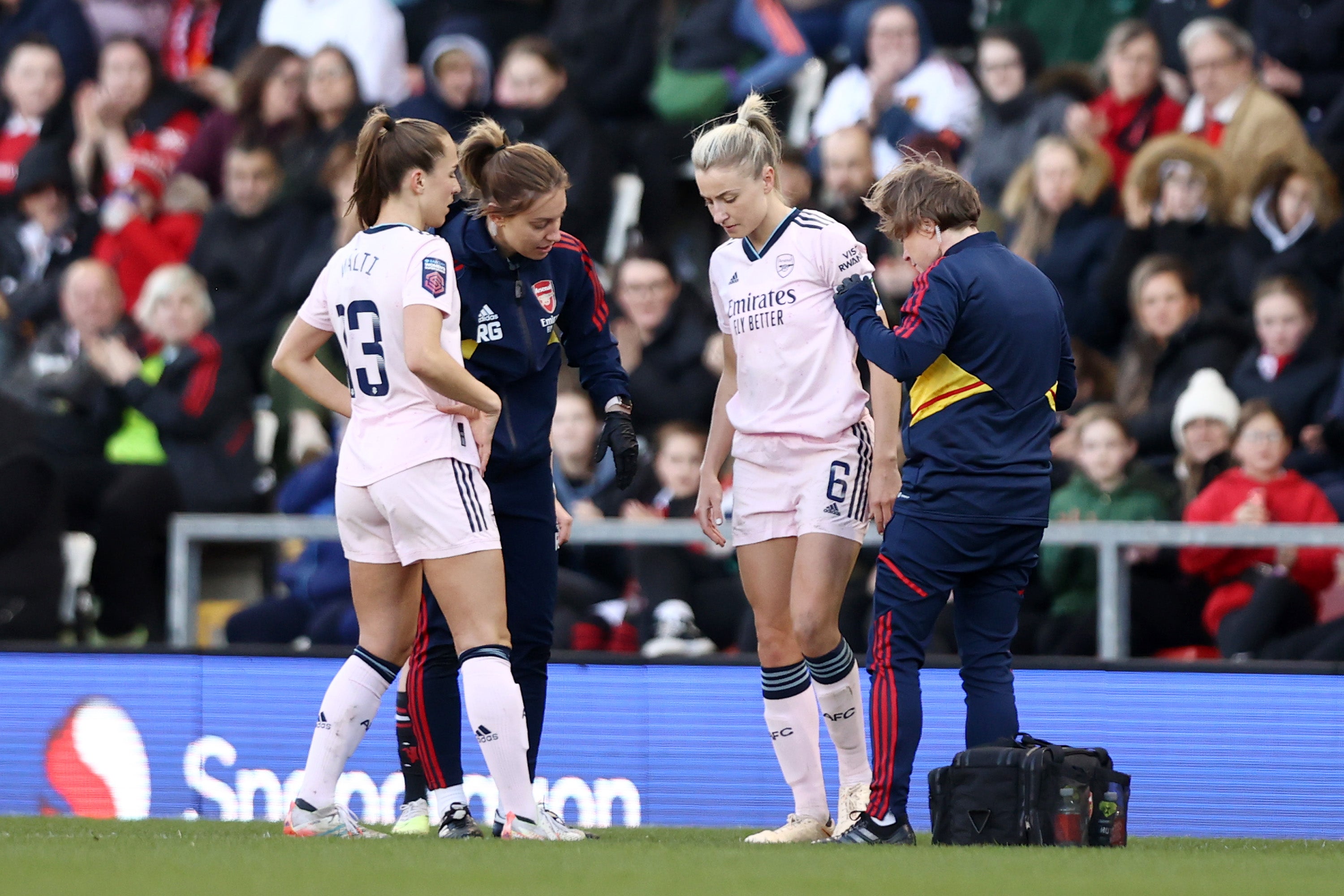 Leah Williamson suffered an ACL injury last year which ruled the England captain out of the World Cup
