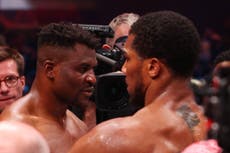 Anthony Joshua sends heartfelt message after death of Francis Ngannou’s young son