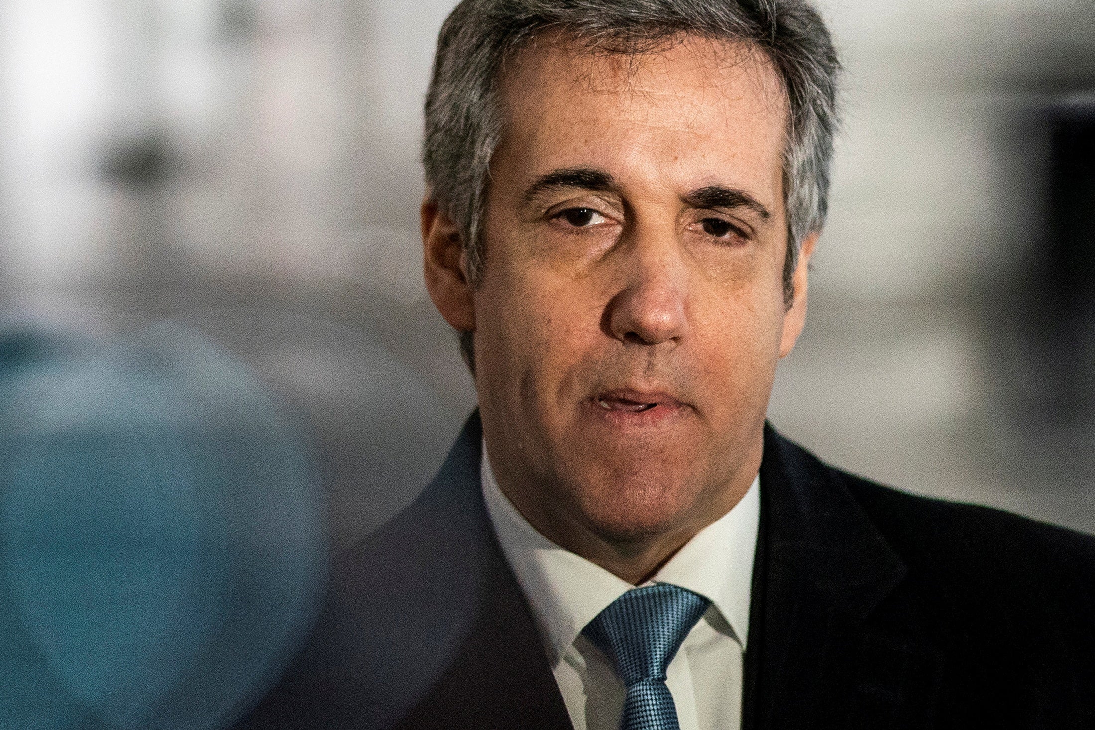 Michael Cohen, former attorney for Donald Trump, arrives at a courthouse in New York City on 13 March 2023