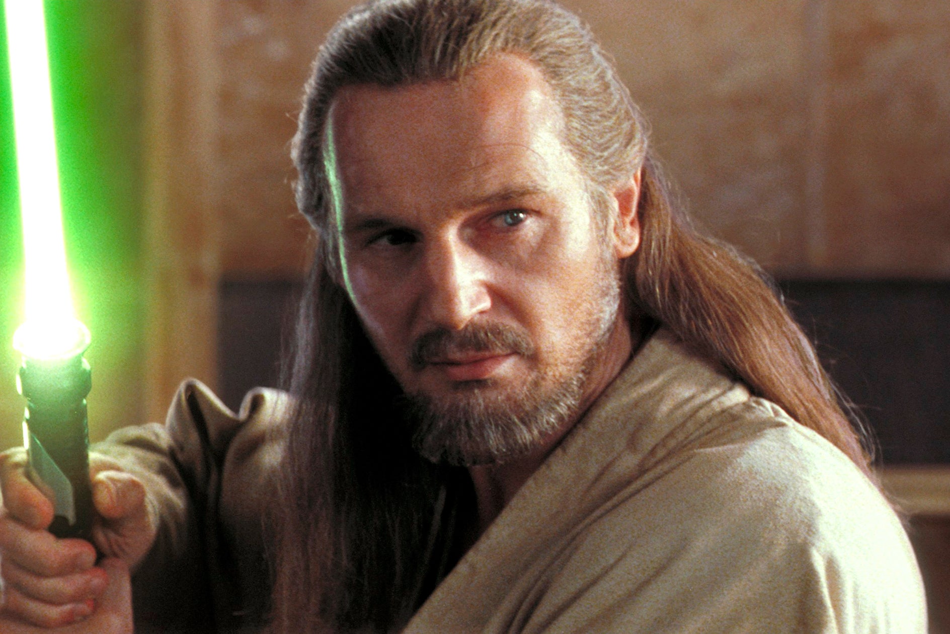 Liam Neeson as Qui-Gon Jinn in ‘The Phantom Menace’