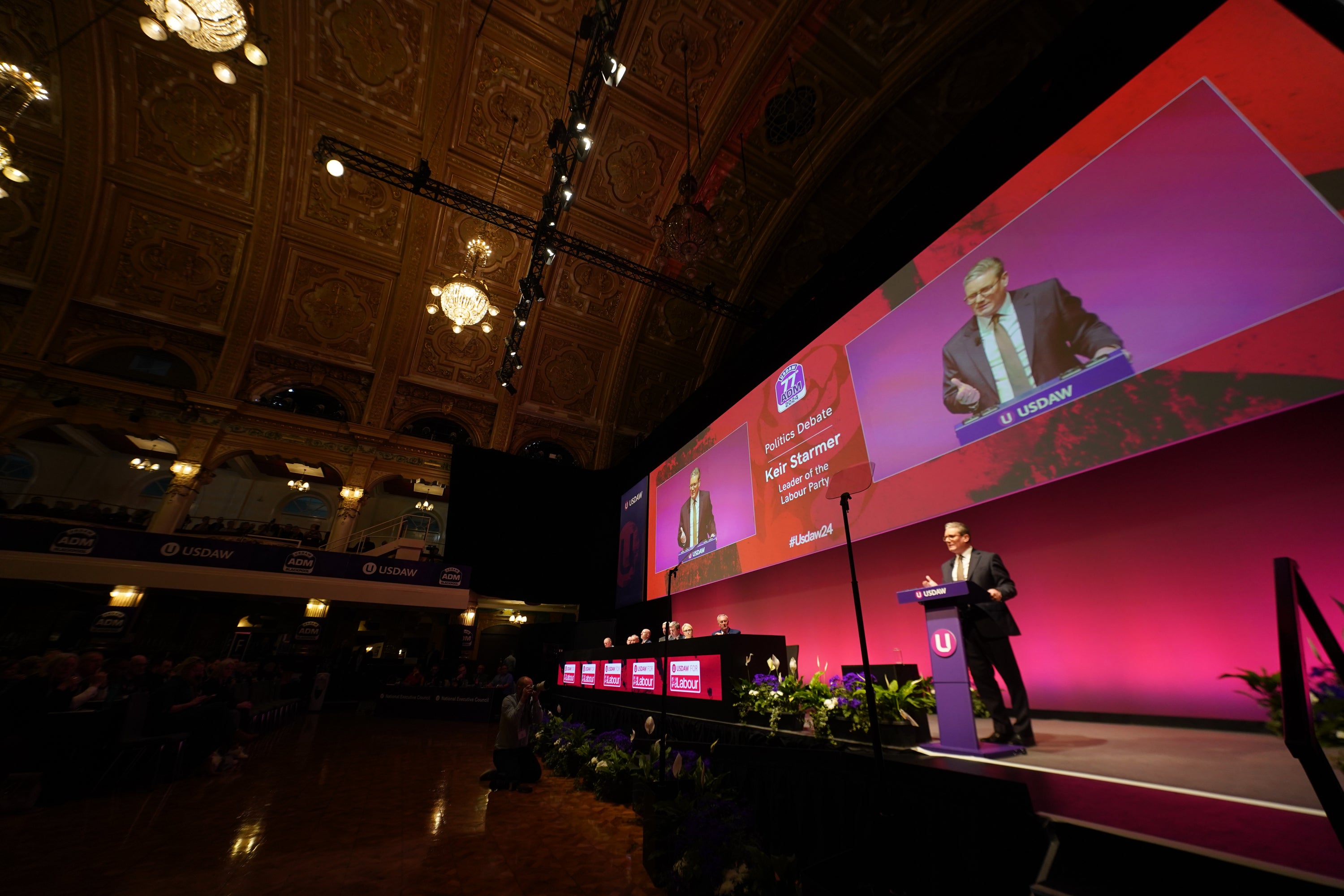 Keir Starmer recommitted to the New Deal for Workers as the Usdaw conference