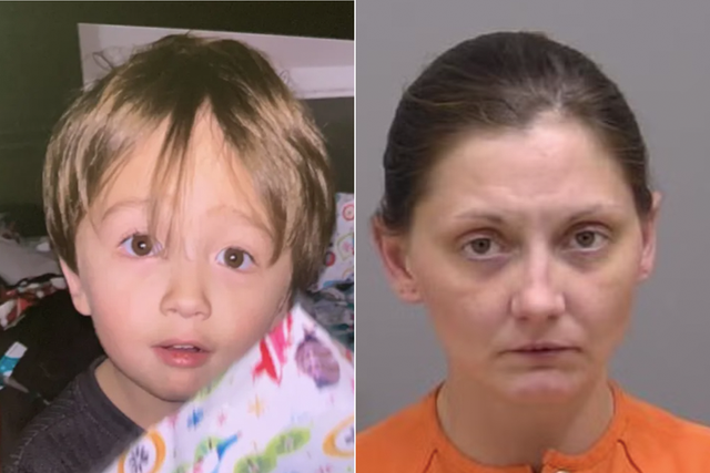 <p>Three-year-old Elijah Vue has been missing since 20 February.  His mother Katrina Baur in jail accused of child neglect </p>