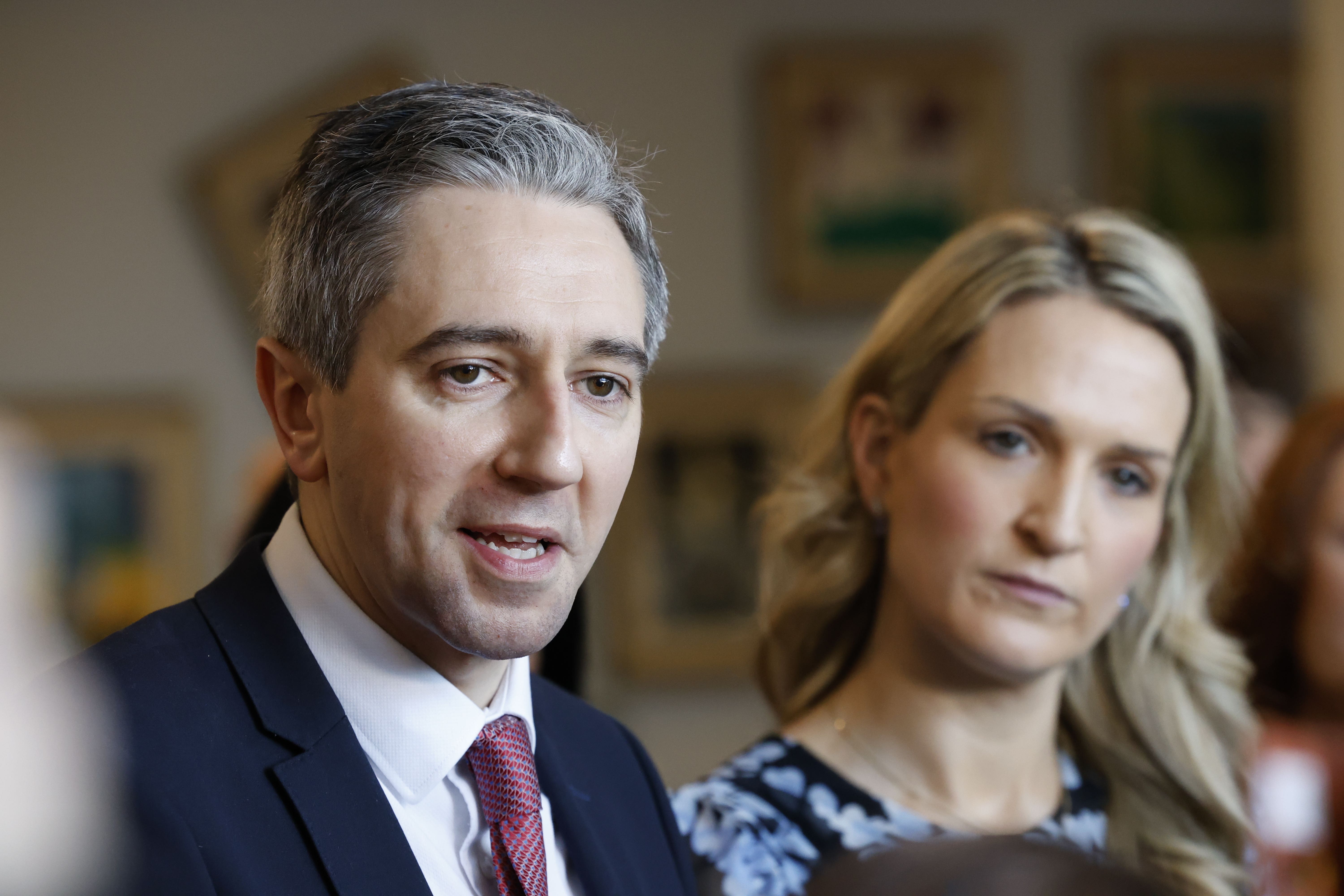 Simon Harris and Helen McEntee (Nick Bradshaw/PA)