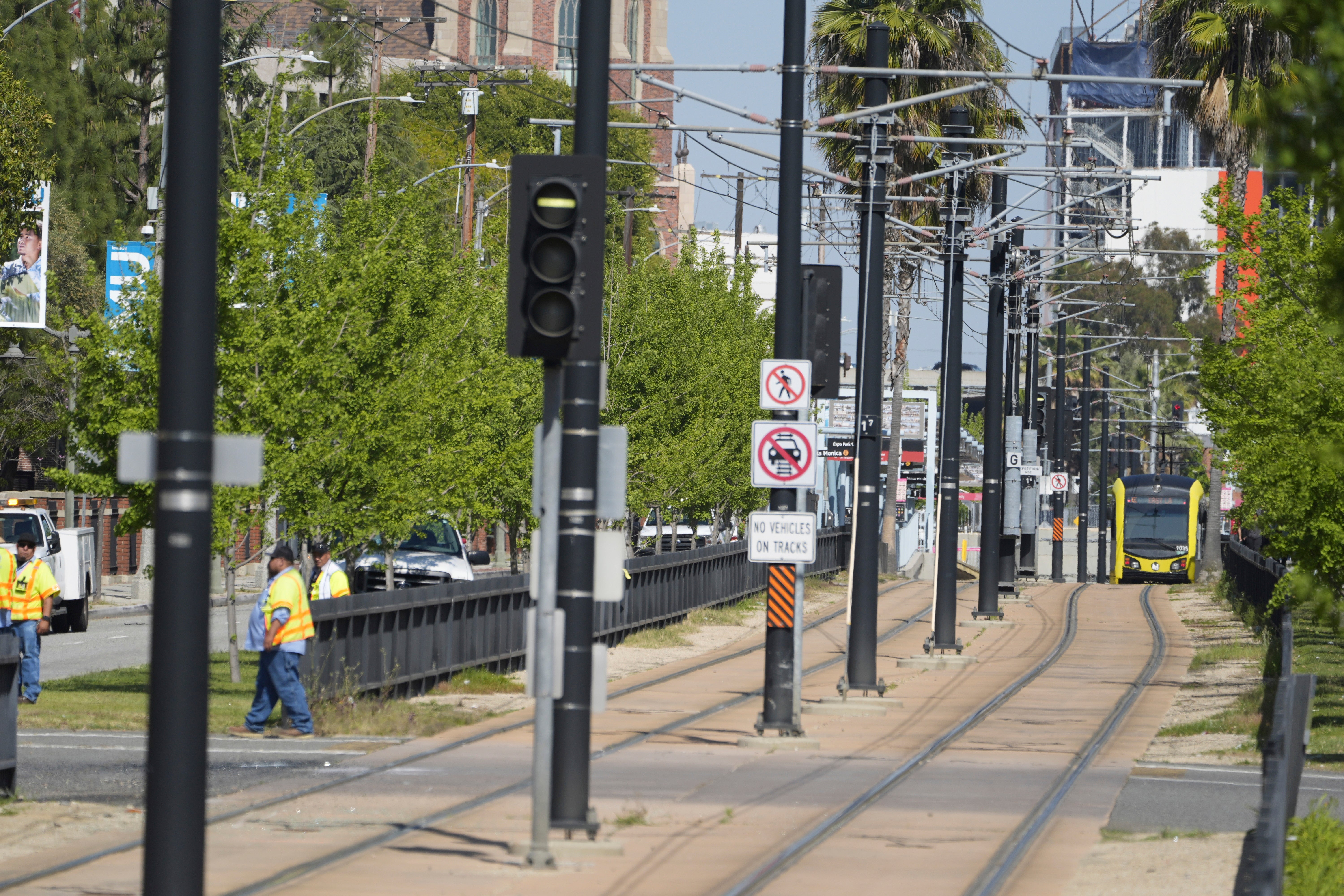Los Angeles Bus Train Crash