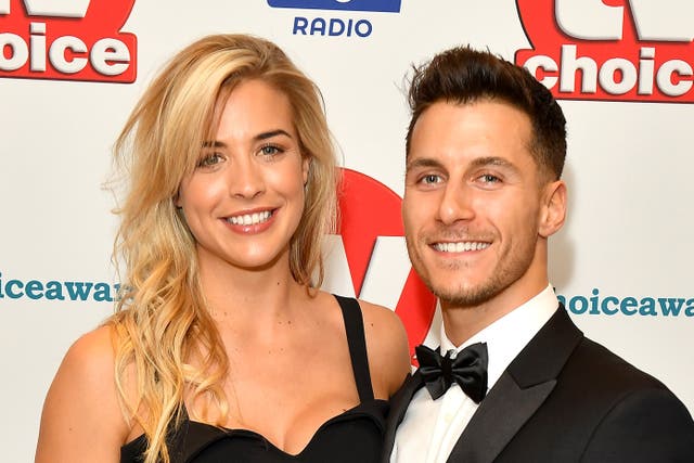 <p>Gemma Atkinson and Gorka Marquez photographed in 2018 </p>