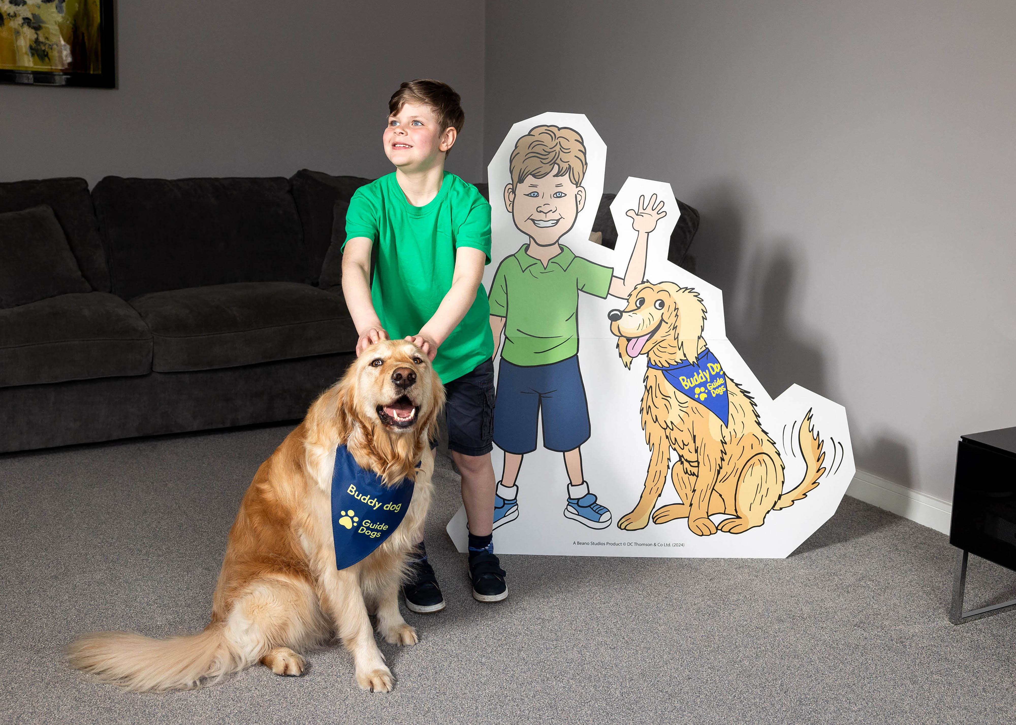 Alex and his dog Chance have been immortalised by the Beano