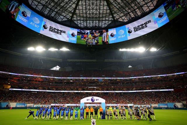 <p>Chelsea and Newcastle were part of the Premier League’s ‘Summer Series’ and played a pre-season friendly in Atlanta last year</p>