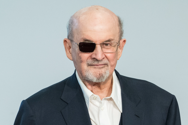 <p>Salman Rushdie </p>