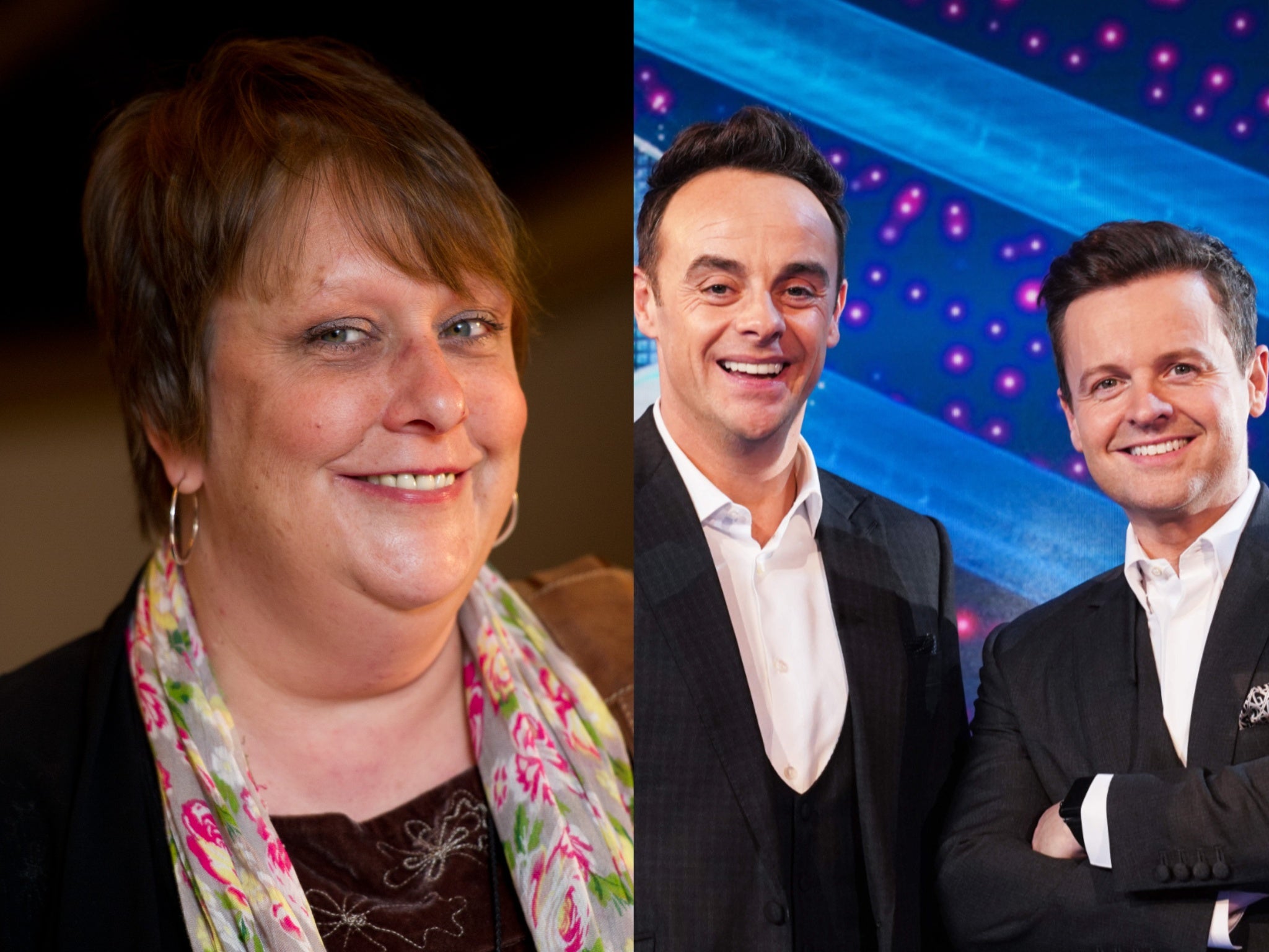Kathy Burke says she was ‘really angry’ with Ant McPartlin and Declan Donnelly