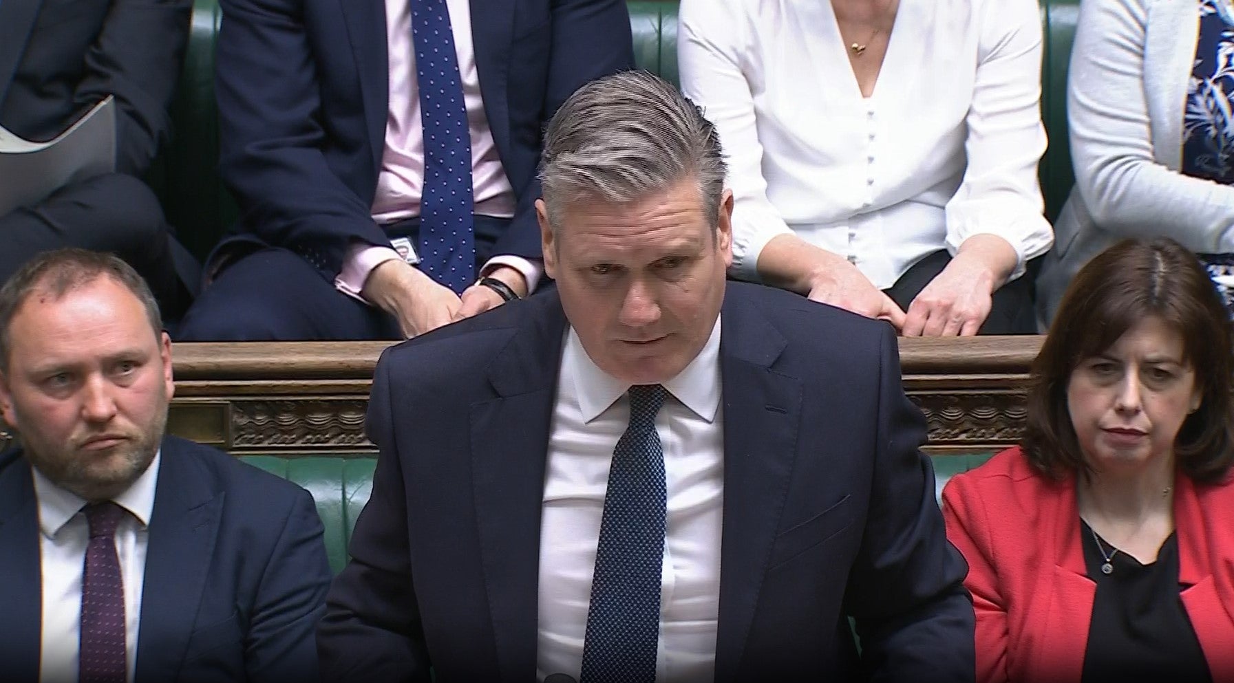 Keir Starmer pursued the Prime Minister on plans to abolish National Insurance